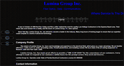 Desktop Screenshot of luminagroupinc.com